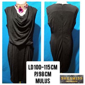 DRESS KUTUNG/SLEEVELESS HITAM(SHESMISS) 6