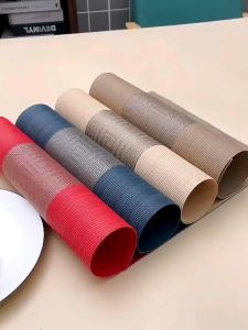 Tấm Lót Bàn Ăn Miếng Lót Bàn Ăn Placemat PVC Cao Cấp Chống Thấm Dầu Chống Bám Bẩn Gia Đình Nhà Hàng Khách Sạn
