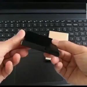 Dompet Kartu Otomatis Auto Pop Up Blocking Card Storage Box Aluminium