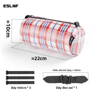 Eslnf(ESLNF) | ESLNF Họa Tiết Rắn Thêu Túi Tay Lái Xe Đạp Chống Mưa MTB & Túi Xe Đạp Đường Bộ Polyester Bộ Sưu Tập Mới 2026