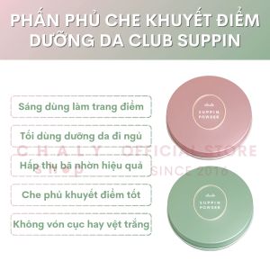 Phấn phủ dưỡng da che khuyết điểm cấp ẩm Club Suppin Powder C 26g Nhật
