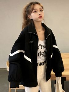 QIANSHUIYIYUN | Thick Fleece Lined Womens Hoodie Sweater Autumn Winter
