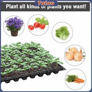 Talao Seedling Tray 50/72/105 Holes Garden Trays Strength Seed Germination Plant Flower