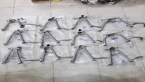 Bộ Chân Chống Đứng INOX 304 kèm cốt và lò xo gắn các dòng xe như VARIO EXCITER WINNER FULED WAVE DREAM SH (MS04)