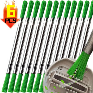 6PCS Double Head Washing Machine Chassis Cleaning Brush Deep Clean Wave Wheel Gap Tool Lint Remover Home Cleaning Accessory