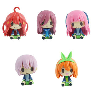 5 cái/bộ tinh túy quintuplets Figura Nakano tượng Anime figurine trang trí hình búp bê món quà đồ chơi bé gái