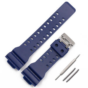 Dây Đeo Bằng Nhựa Màu Đen Mờ Cho G-SHOCK GA-400 GA-100 GA-700 Với Dây Đeo Bằng Thép PU Dành Cho Đồng Hồ Thông Minh Thể Thao