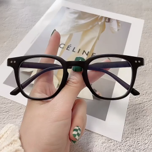 Kacamata Photochromic Anti radiasi Bingkai kecil siswa Mode sederhana Pria wanita