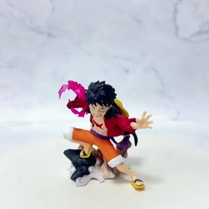 Bandai | 10cm the Island of Ghosts Battle Series Anime Figure - Ryou Model Toy Cool Desktop Ornament Gift