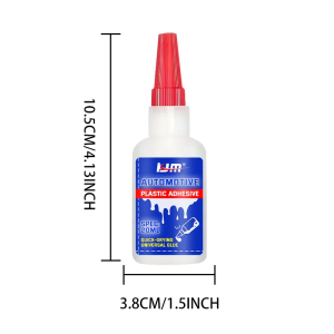 KJM Auto Interior Adhesive for Roof Lining Repair - High Strength Bonding for Car Ceilings and Trims - Quick-Setting Glue 20ml