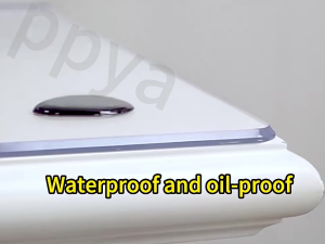 ✨Soft 0 folds✨Thickness 2mm/3mm Waterproof PVC Table Mat Soft Crystal Glass Protect Clear Transparent Non-toxic Protect Thickened PVC Tablecloth Oil Proof Waterproof Heat Resistant Glass Dining Table Mat Transparent European Style