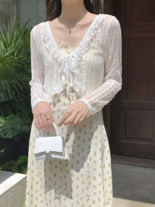 HANXIUYU | Sun Protection Cover-Up Short Sleeve Blouse