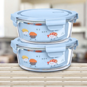 Microwaveable Insulated Food Container Glass