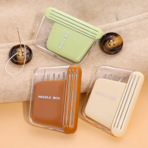 【Snuggery】1 PCS Sewing Needle Storage Box Rectangular Sewing Needle Holder Box Button Needle Thread Storage Box Sewing Tools Accessories