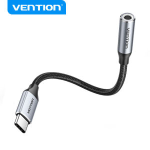 Vention | Vention HiFi USB Type C To 3.5 Jack Earphone Adapter USB-C 3 5mm Audio Cable Converter with DAC For IPhone Samsung Huawei Xiaomi