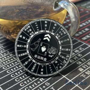 Metal Finger Top Game Truth Or Dare Adventure KTV Team Building College Student Party Drinking Session Stress Relief Wheel
