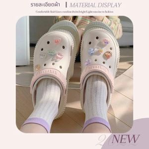 Zishop งานพร้อมส่งเข้าแล้ววันนี้ รองเท้าหัวโตรัดส้นแฟชั่น ทรงดี สีสวยน่ารักโดนใจให้เลือกถึง 6 สี ตัวติดสุดน่ารักแถมให้ไปติดกันจุกๆ บอกเลยว่าคุ้มยิ่งกว่าคุ้ม ใครเล็งสีไหนอยู่รีบกดสั่งเลย