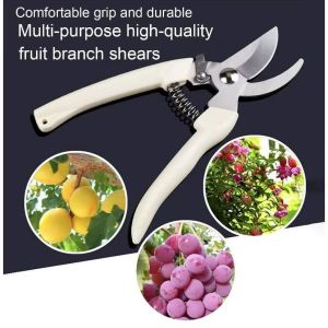 Pruning Shears Cutter Home Gardening Plant Scissor Stainless Steel Garden Scissors Flower Fruit Tree Garden Shears Branch Pruner Hand Tool Pruning Shears Flower Fruit Tree Garden Shears