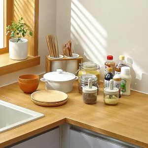 MALOHOME - MIGI Rak Piring Tingkat Kitchen Rack Leveling Rak Tingkat Bumbu Rak Dapur Susun Gelas Penyimpanan Alat Masak Household Malo Home