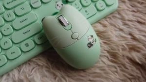 Combo bàn phím giả cơ và chuột MOFII Geezer KITTY CAT không dây cho Máy tính bàn PC Laptop Tivi Máy tính bảng.....