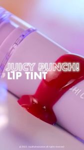 DAZZLE ME Juicy Punch! Lip Tint ลิปทินท์ สูตรน้ำ ลิปไม่ติดแมส 12ชม หอมกลิ่นผลไม้ ลิปจิ๋ว สีไม่หลุดลอก ไม่ติดแมส