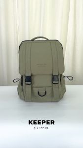 กระเป๋าเป้ ใส่ laptop สะพายหลัง ผ้ากันน้ำ ขนาดกลาง KEEPER BAG KIDNAP ME.