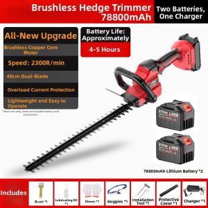 PUANGD | Cordless Hedge Trimmer Tea Tree Trimming Machine