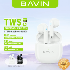 BAVIN BA19 TWS Bluetooth Earphones Stereo Wireless Bluetooth Headphones Touch Control Earphone