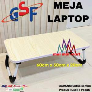 Meja Laptop Portable Meja Lipat Meja Belajar Anak Serbaguna 60x30cm GSF 6130