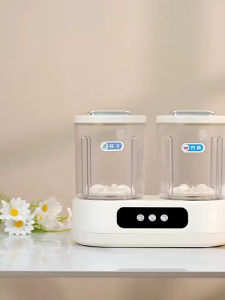 3L Dual-Cup Split-Tube Underwear Washing Machine Mini Corded Sock Washer Portable Home/Dormitory Washing Machine No Installation Required