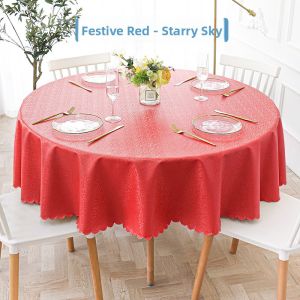 WANGSHIHUAYI | Waterproof Oil-Resistant Heat-Insulating No-Wash Tablecloth