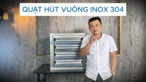 Quạt Hút Gia Đình Kim Long Inox 304 60x60x40cm 370W Không Baffle - Bảo Hành 1 Năm