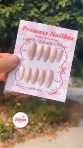 PrincessNailbox[mãTP08]móng úp sơn gelthiết kế thủ công(tặng keodũamiếng dángiấy lau…)