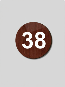 ZHICAIYOU | Waterproof Oil-Resistant Number Sign