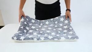 🔥Fast Delivery🔥Pet Bed Pet Soft Blanket Cat Dog Bed Mat Plush Blanket Mat Warm Sleeping Soft Bed Blankets