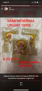 popcorn caramel Doorgift-MUSHROOM POPCORN CARAMEL 100% HOME MADE.minumum oder 30 pcs.