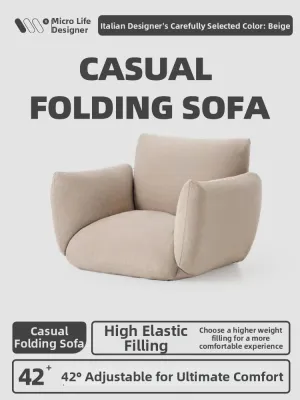 WEIWU | Foldable Single Person Sofa for Small Spaces Living Room Balcony Use