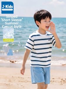 JKIDS | Summer Thin Boys Short Sleeve Shorts Leisure Sportswear