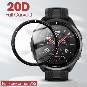 5pcs 20D Screen Protector for Garmin Forerunner 965 Anti-scratch Full Coverage Protective Film