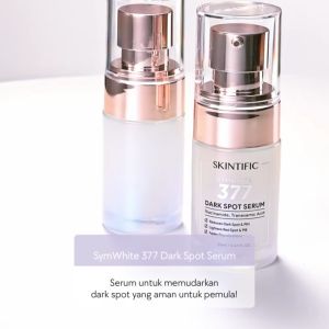 SKINTIFIC - Symwhite 377 Dark Spot Serum 20ml | Niacinamide Serum Mencerahkan Tumpas Komedo Penghilang Noda Hitam Perbaikan Bekas Jerawat Dark Spot Anti-Acne Eksfoliasi Mengangkat Sel Kulit Mati Exfoliating Whitening Serum Pemutih