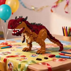 Bộ Đồ Chơi Lắp Ráp Khủng Long Mosasaurus Triceratops Siêu Nhỏ Thế Giới Khủng Long Trang Trí Bàn Học Quà Tặng Giáo Dục Cho Trẻ Em
