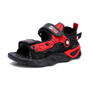 NBGAGA | Summer Kids Sandals Boys Soft Bottom Casual Beach Shoes School Students Comfortable Flat Walking Sandials
