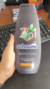 Dầu gội & Sữa tắm 2in1 Schauma Sports Power 2in1 400ml chuẩn Đức