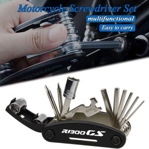 For BMW R1300GS R 1300 GS ADVENTURE 16 In 1 Tool Repair Screw Driver Accessories R 1300GS ADV GS 1300 