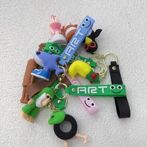 Potdemiel | Tungtung Sahur Brainrot Figurine Keychains Shark Tralalero Tralala Figure Anime Bags Car Pendant Decor Gifts