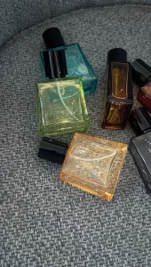 [ 1 PCS ] BOTOL KOSONG MINYAK WANGI 33ML TAPER BLOCK CLEAR SKRU ( LZ 557 )