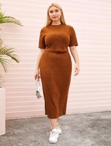 TERNO SKIRT - Plus Size Terno Top and Skirt Plus Size