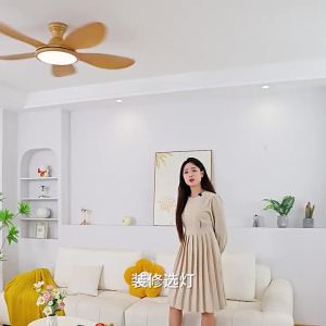 Chigo | Ceiling Fan Light For Bedroom Dining Room Living Room Variable Speed