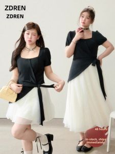 ZHANGDAREN | Đầm Hai Mảnh Thiết Kế Thon Gọn Elegance