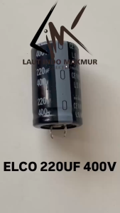 10 BUAH ELCO 220UF 400V 220 UF 400 VOLT ORIGINAL CAPACITOR ELKO KAPASITOR ups